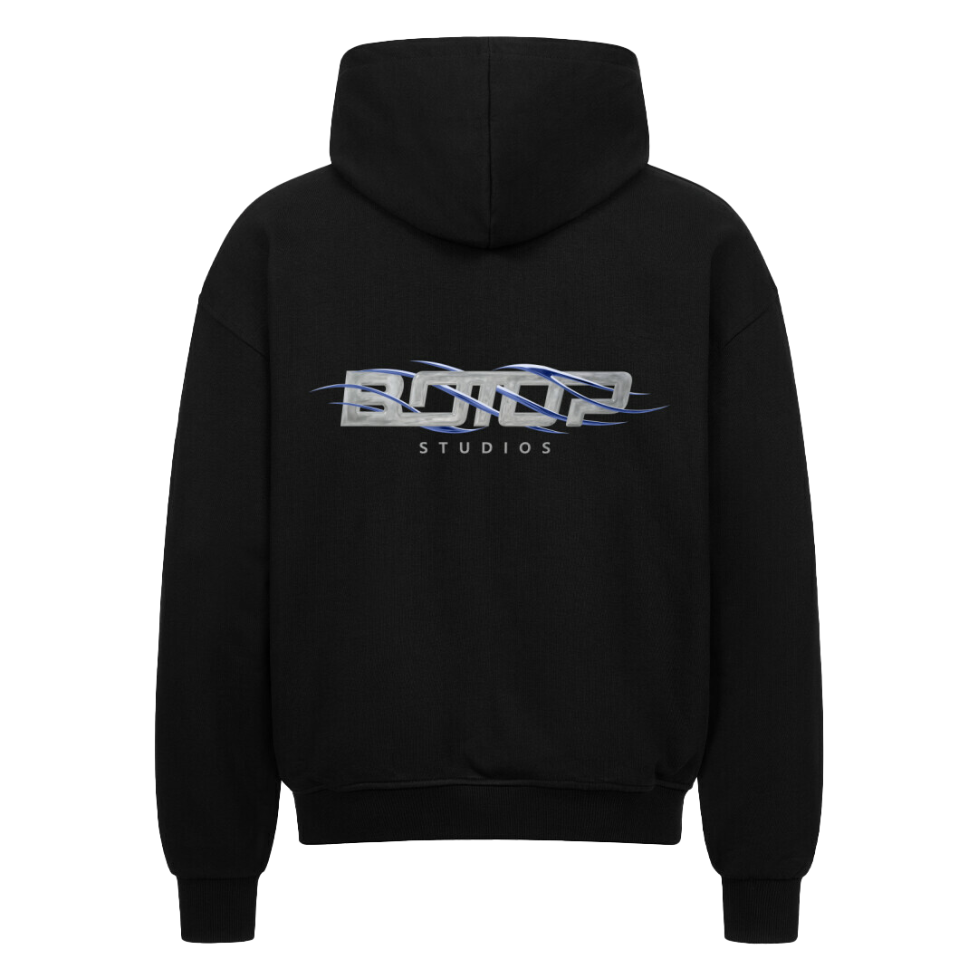 Botop Zipper - Blue Print