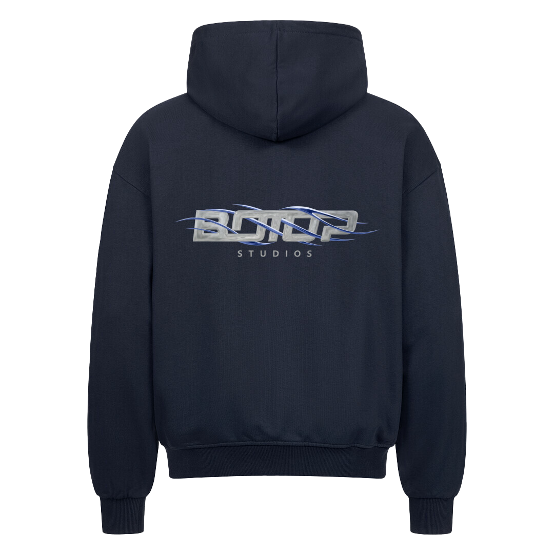 Botop Zipper - Blue Print